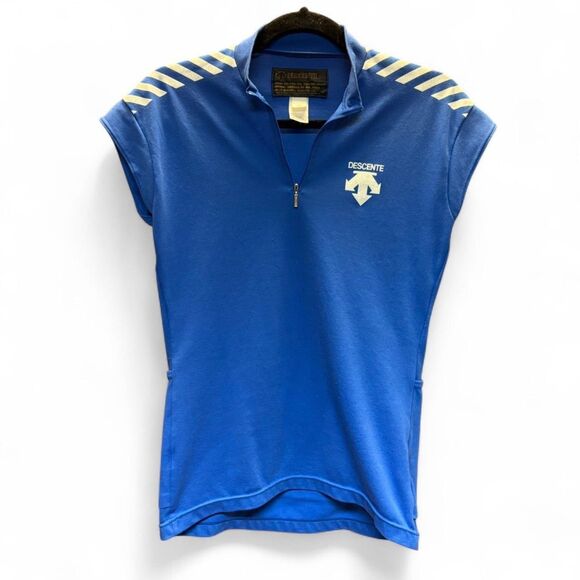 Vintage Women's Descente Sleeveless Cycling Jersey size M -- Made in Japan - Picture 4 of 8